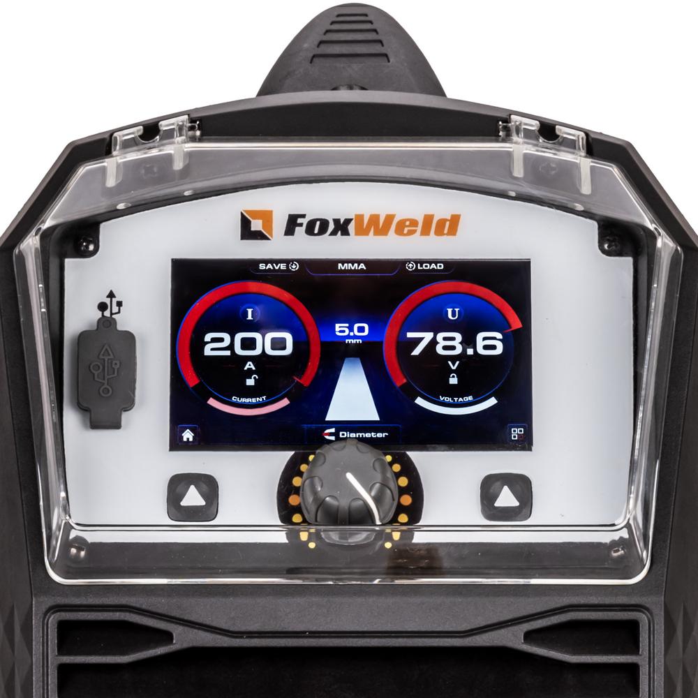FoxWeld SAGGIO MIG 200-S DP LCD PFC