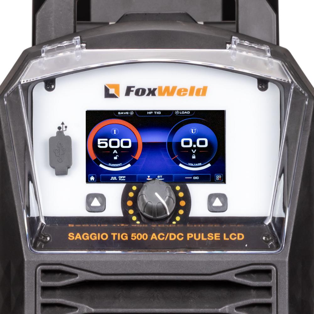 FoxWeld SAGGIO TIG 500 AC/DC PULSE LCD